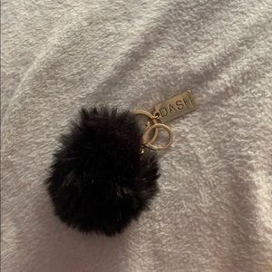 Dash puff ball key chain